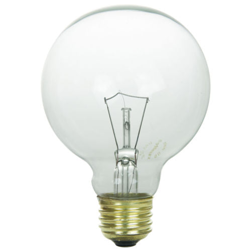 Sunlite Incandescent 60 Watt G25 Globe 540 Lumens Clear Light Bulb