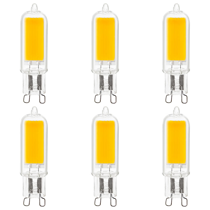 Royal family Mustache only Sunlite LED G9 Light Bulbs, 3 Watt (40W Halogen Equivalent), 400 Lumen —  Bulb Center