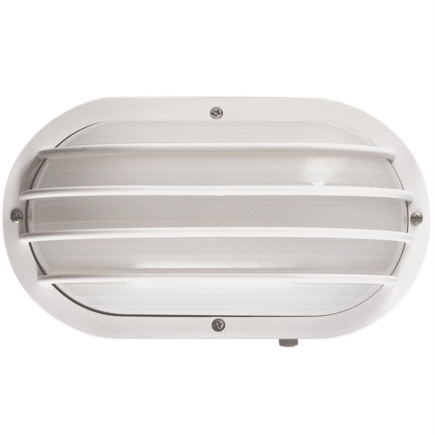 Sunlite Decorative Outdoor Energy Saving Eurostyle Oblong Linear Fixture, White Finish, Frosted Lens