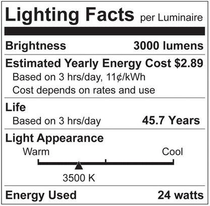 Luxrite LED 4' T5 3 Way Universal Light Tube, G5 Base, 24W, 3300 Lumens, 3500K - Natural, 83 CRI, Frosted White Finish (LR34157)