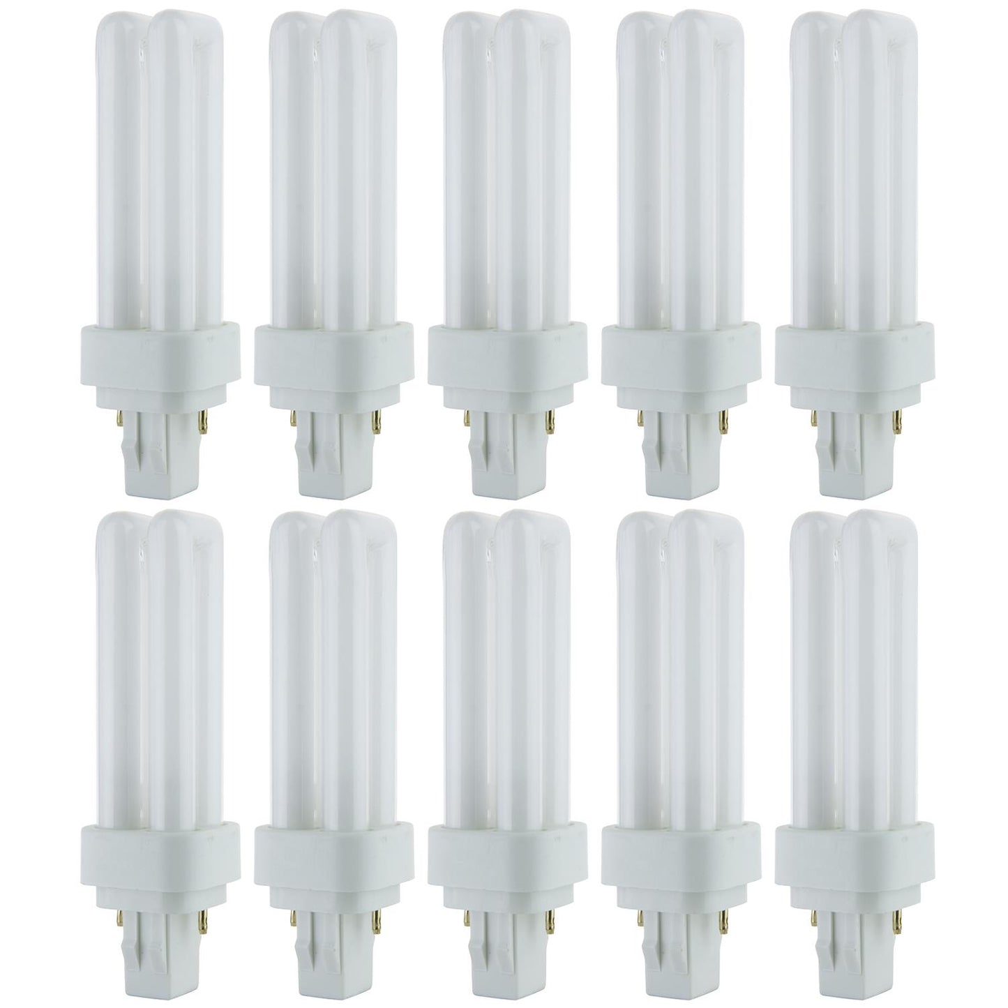 Sunlite 13 Watt PLD 2-Pin Double U-Shaped Twin Tube, GX23-2 Base, Warm White