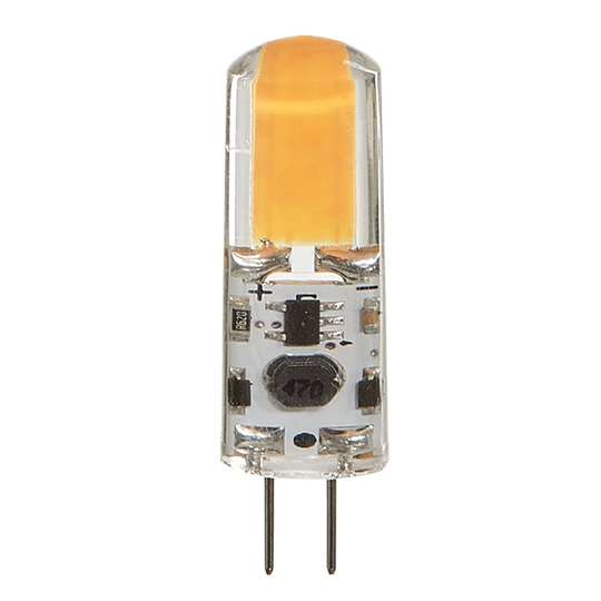 Luxrite G4 LED  Light Bulb, 1.5W, 200 Lumens, 12V, 3000K - Soft White, Clear Finish, 80 CRI (LR24631)