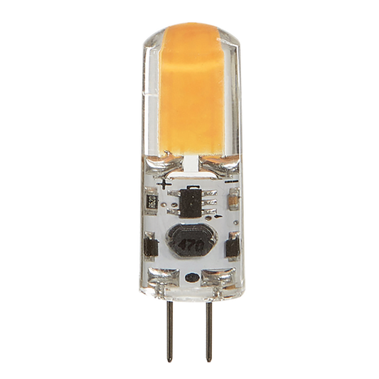 Luxrite G4 LED  Light Bulb, 1.5W, 200 Lumens, 12V, 3000K - Soft White, Clear Finish, 80 CRI (LR24631)