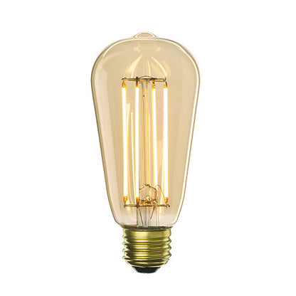 Bulbrite LED4ST18/22K/FIL-NOS 4-Watt LED Nostalgic ST18, 1910 Replica, Medium Base, Antique Finish