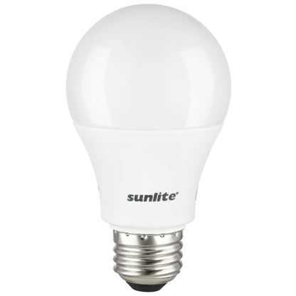 Sunlite LED A Type Household 10W (60W Equivalent) Light Bulb Medium (E26) Base, Super White