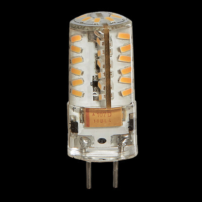 Luxrite GY6.35 LED 1.25" Light Bulb, 3W, 200 Lumens, 12V, 3000K - Soft White, Clear Finish, Pack of 5 ( (LR24607)