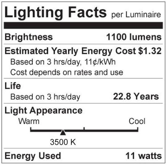 Luxrite LED A19 Light Bulb, E26 - Medium Base, 11W, 3500K - Natural, 1100 Lumens, 80 CRI, Frost Finish, Dimmable, Pack of 15 (LR21434)