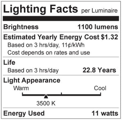 Luxrite LED A19 Light Bulb, E26 - Medium Base, 11W, 3500K - Natural, 1100 Lumens, 80 CRI, Frost Finish, Dimmable, Pack of 15 (LR21434)