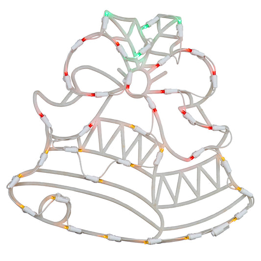 Vickerman 16 Double Bell Wire Silhouette with 35 LED Lights- 2 Pack