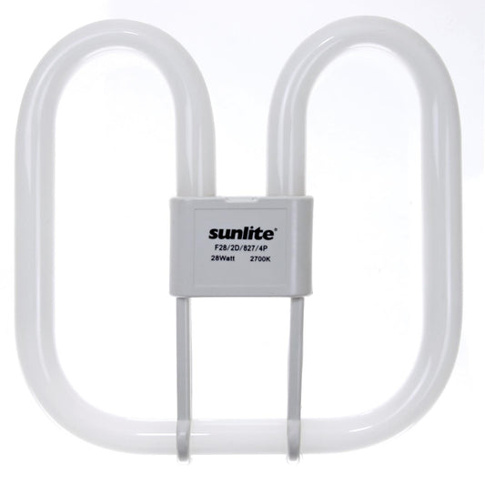 Sunlite 28 Watt 2D Lamp, GR10Q Base, Warm White