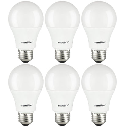 Sunlite A19/LED/12W/30K/3PK LED Household 12W (75W Equivalent) Light Bulbs, Medium (E26) Base, 3000K Warm White, 3 Pack