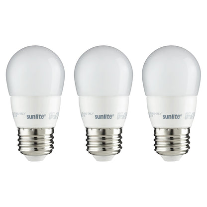 Sunlite LED A15 Appliance 5W (35W Equivalent) Light Bulb Medium (E26) Base, Warm White