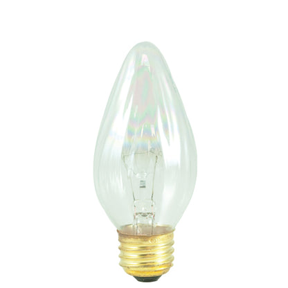 Bulbrite 40F15CL 40 Watt Incandescent F15 Fiesta Bulb, Medium Base, Clear