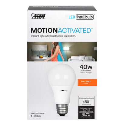 IntelliBulb Motion Activated 450 Lumen 2700K LED A19