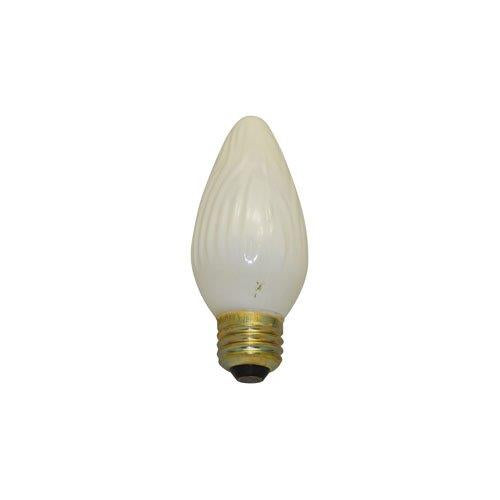 Bulbrite 25F15WH 25 Watt Incandescent F15 Fiesta Bulb, Medium Base, White