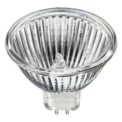 SYLVANIA 58308 - 50 Watt - MR16 Tru-Aim Titan - EXZ Narrow Flood - Glass Face - 4,000 Life Hours - 12 Volt