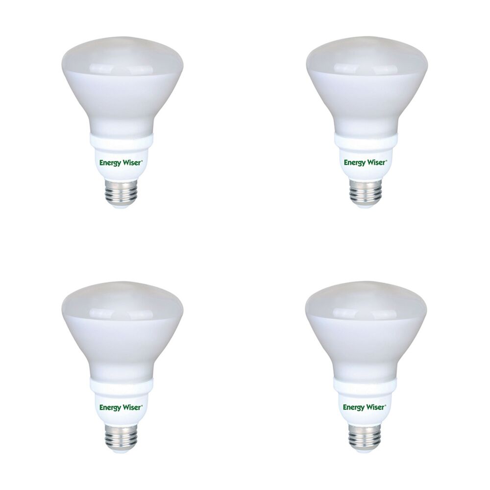 Bulbrite Pack of (4) 23 Watt Frost Energy Wiser Reflector R40 Medium (E26) CFL Bulb