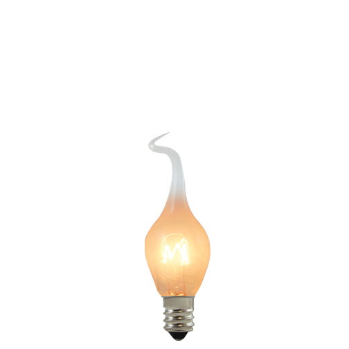 Bulbrite SF/6S6 6 Watt Incandescent Silicone Dipped S6 Chandelier Bulb, Candelabra Base