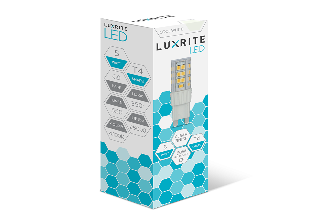 Luxrite Mini LED5T4G9/40K/DIM 4100K Cool White