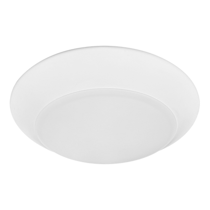 Luxrite LED 8" Surface Mount Round Disk, 27W, 2000 Lumens, Color Selectable - 3000K/4000K/5000K, 80 CRI, White Finish, Dimmable (LR23835)