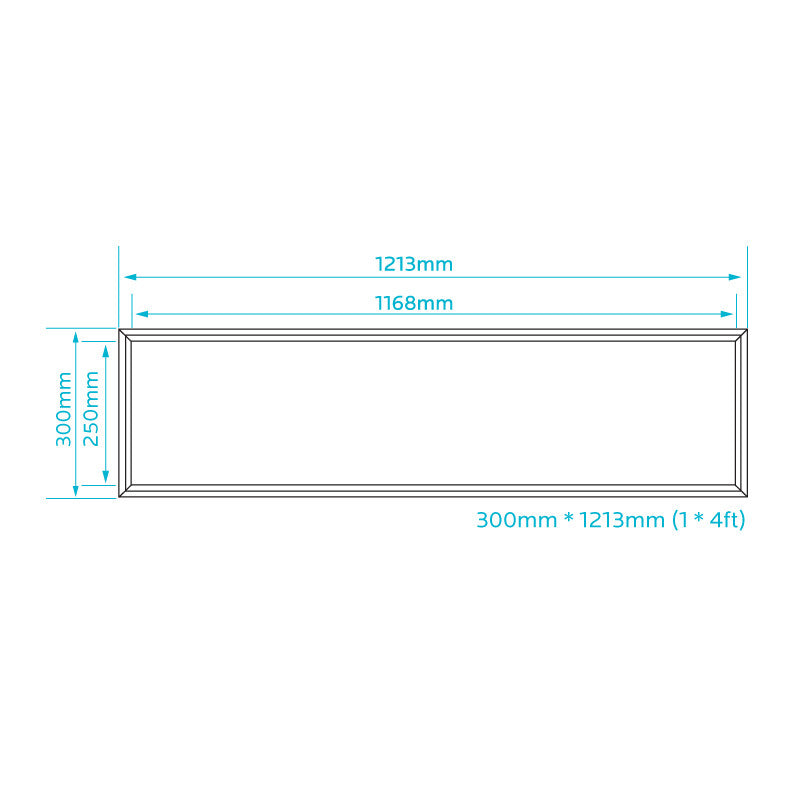 Luxrite Lay In LED45W1X4PANEL/50K/DIM 5000K Bright White