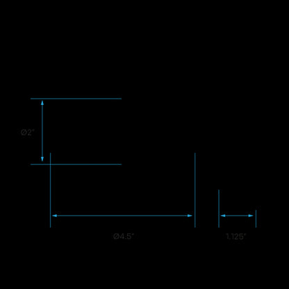 Luxrite 4" Regressed Interchangeable Round Smooth Black and White Trim Canless Spotlight, Pack of 3 (LR24967)
