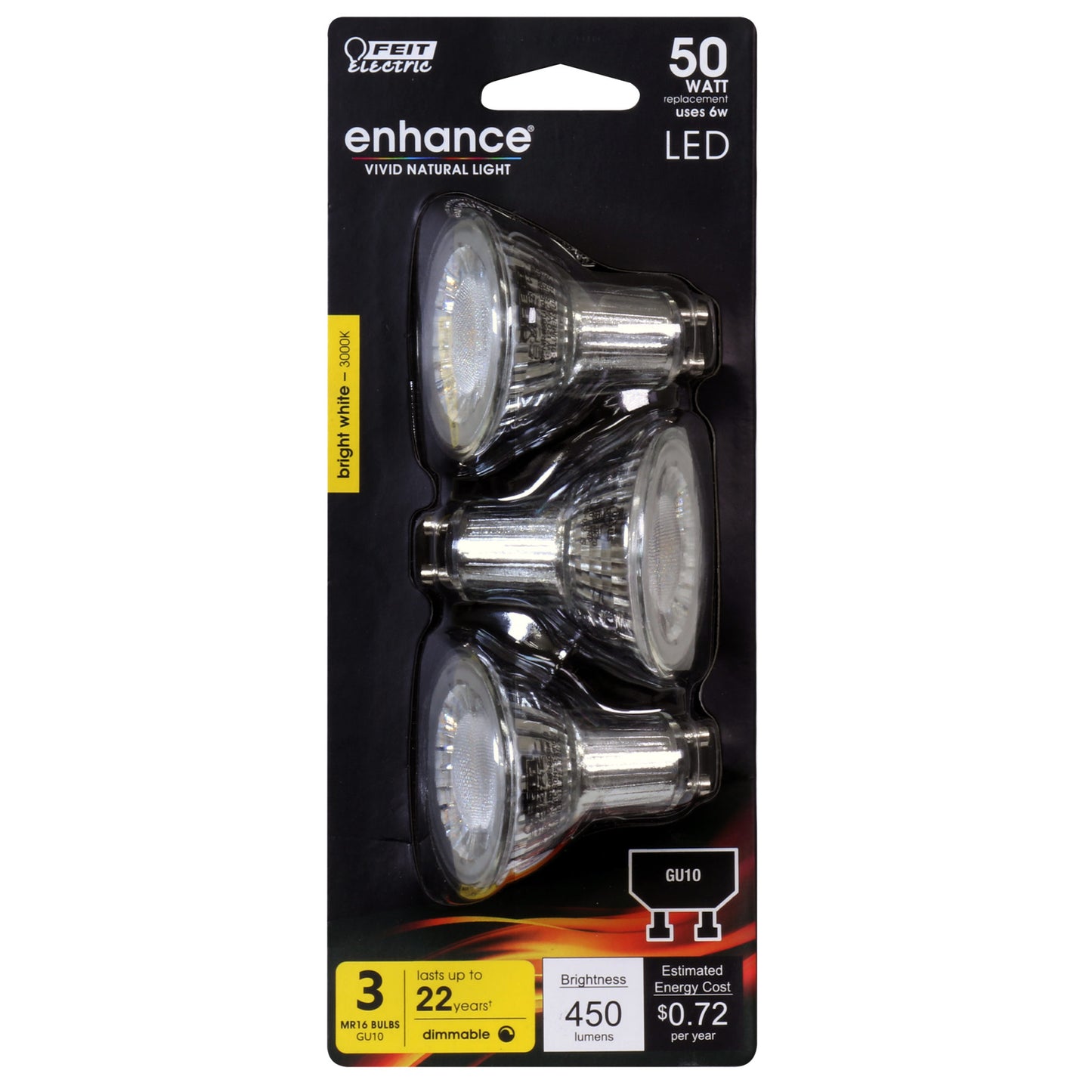 450 Lumen 3000K Dimmable LED