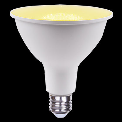 Luxrite LED PAR38 Colored Light Bulb, 8W, E26 Medium Base, Yellow Finish (LR31641)