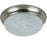 Sunlite 13.5 Inch Energy Saving Dome Fixture Brushed Nickel Finish Alabaster Glass