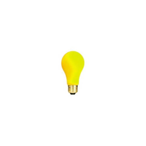 Bulbrite 40A/CY 40 Watt Incandescent A19 Party Bulb, Medium Base, Ceramic Yellow