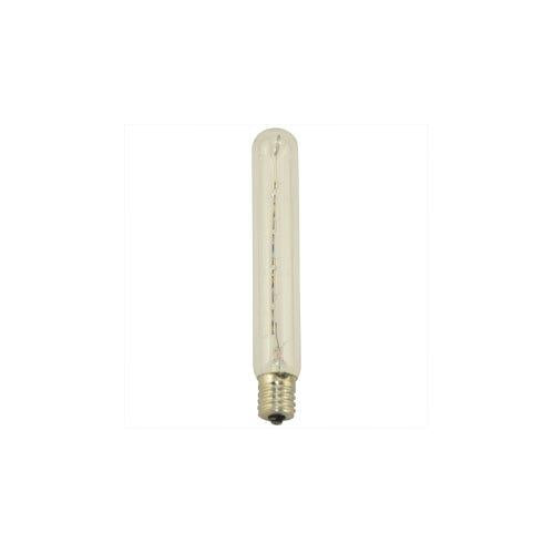 Bulbrite 20T6.5N/145 20 Watt Incandescent T6.5 Tube Exit Light, Intermediate Base, Clear