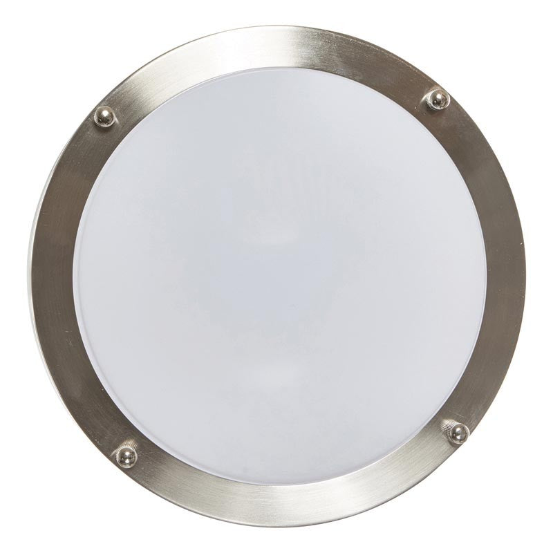 Luxrite Surface Mount LED12"FLUSH/CHROME/40K/EMR  Cool White