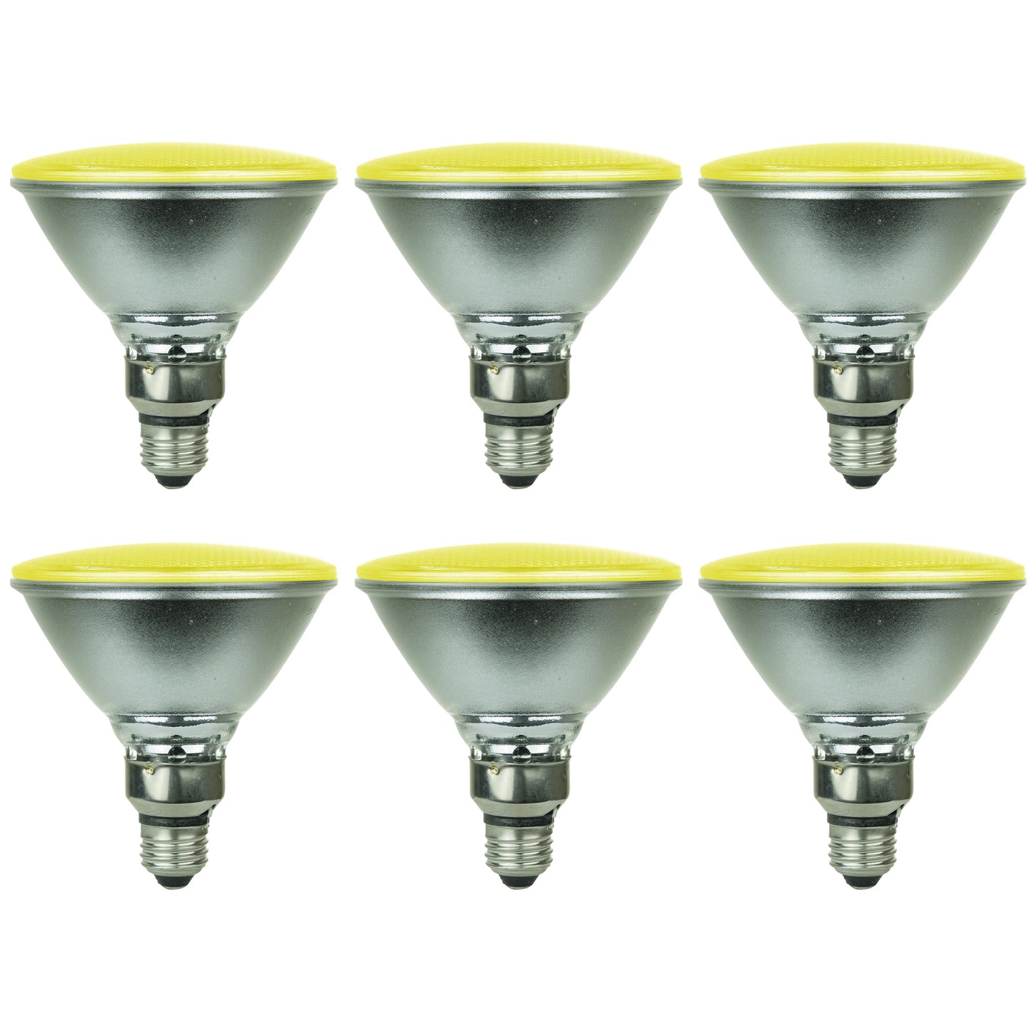 Sunlite LED PAR38 Colored Reflector 4W Light Bulb Medium (E26) Base, Yellow