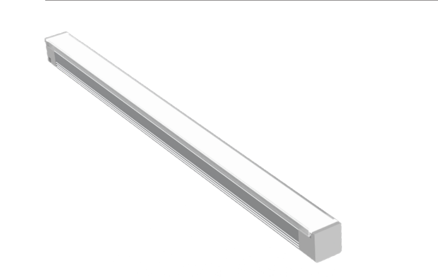 Rayhil Rib, 23INCH, 8W, 560 Lumens, 3000K, 24V, Aluminum Finish