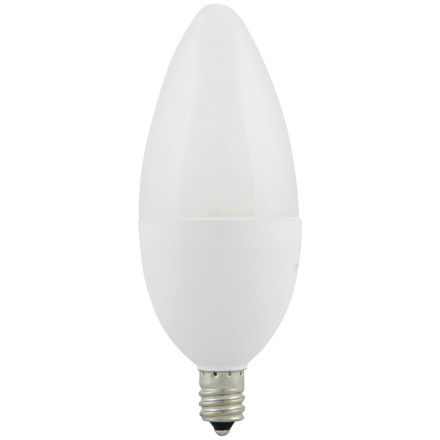 Sunlite 80406 LED B11 Decorative Chandelier Light Bulb, 7 Watts (60W=), 500 Lumens, 120 Volts, Dimmable, E12 Base, Energy Star, 90 CRI, ETL Listed, Torpedo Frosted, Title-20, 2700K Soft White, 6 Pack