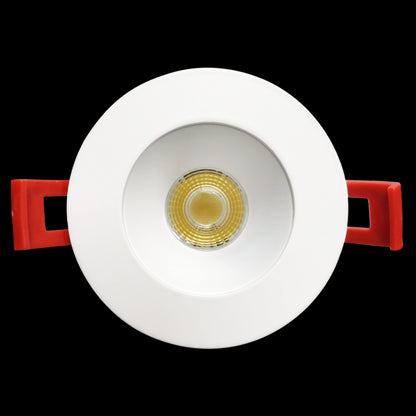 Luxrite 2" Regressed Interchangeable Canless Spotlight White Finish Reflector, Pack of 7 (LR23424)