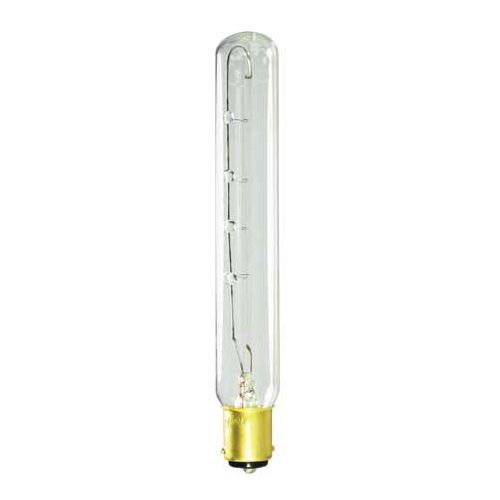 Bulbrite 40T6.5C/DC 40 Watt Incandescent T6, DC Bayonet Base, Clear