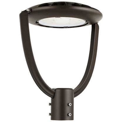 Sunlite 85526 LFX/PTL/SCT/75W LED Outdoor Post Top Light, Residential & Commercial Area Lights, Circular Pole Lighting, Adjustable 3 CCT 3000K-5000K, 75W, 9375 Lumens, For Yards-Gardens, Parking Lots & Roadways