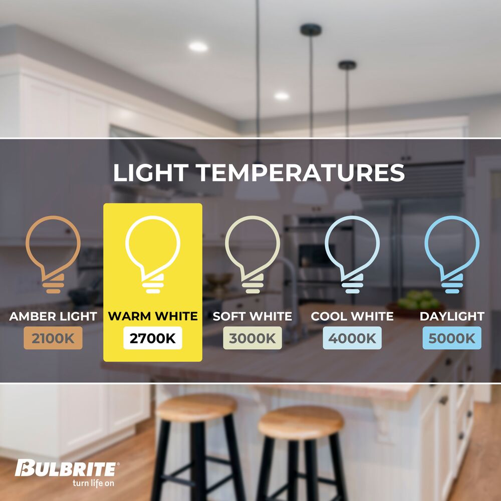 Bulbrite LED BR30 Dimmable Medium Screw Base (E26) Light Bulb 65 Watt Equivalent 2700K, Frost 36-Pack