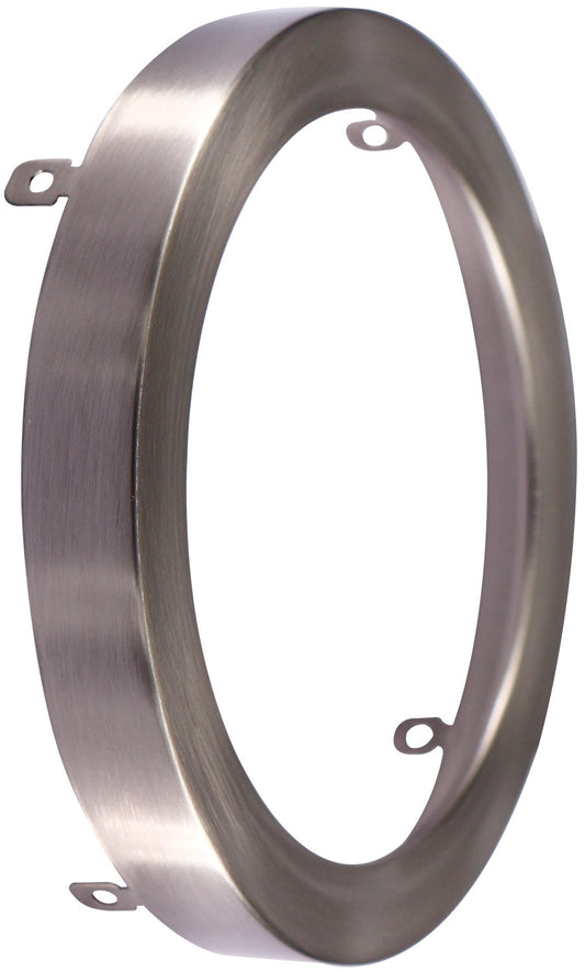 Luxrite Surface Mount 5" Round Slim Brushed Nickel Trim Finish, Pack of 5 (LR23676)