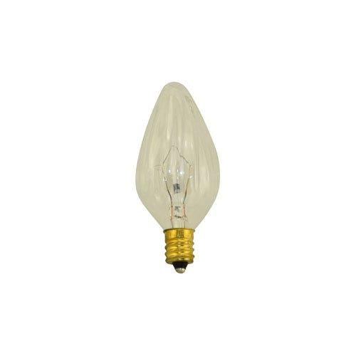 Bulbrite 60CTC/E14 60 Watt Incandescent B10 Torpedo Chandelier Bulb, European Base, Clear