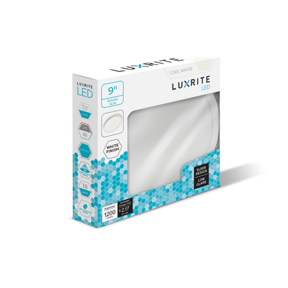 Luxrite Surface Mount LED18/SLIM9/40K/W/RD 4000K Cool White