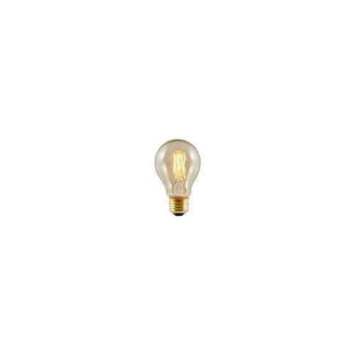 Bulbrite LED5A19/22K/FIL-NOS/2 4 Watt LED Nostaglic Filament A19 Bulb, Medium (E26)  Base, Antique Finish