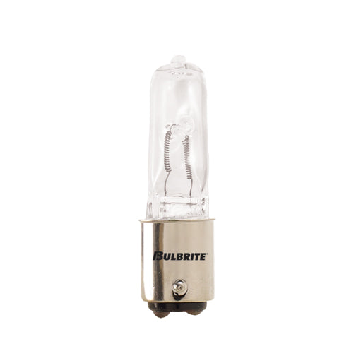 Bulbrite Q150CL/DC 150 Watt Dimmable Halogen JD T4 Capsule Bulb, Double Contact Bayonet Base, Clear