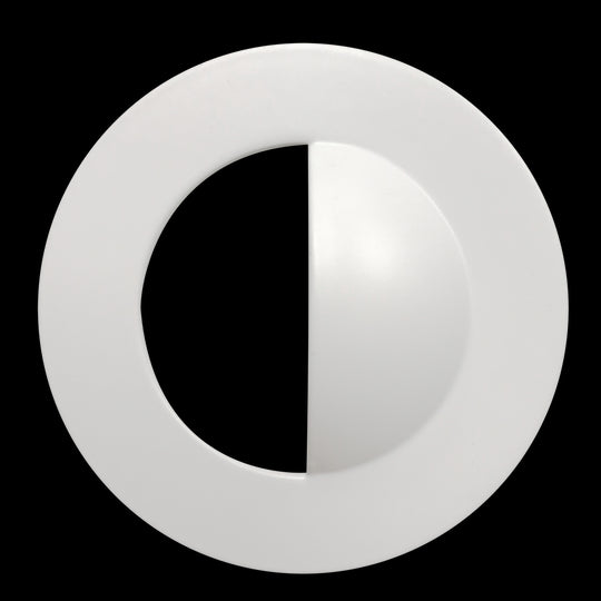 Luxrite 2" Regressed Interchangeable Canless Spotlight Round Wall Washer Trim, Pack of 5 (LR23441)