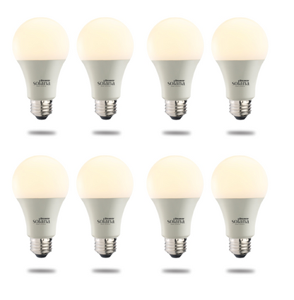 BULBRITE SMART LED WIFI BULB 8W A19 WHITE LIGHT 60W EQUIVALENT 8PK