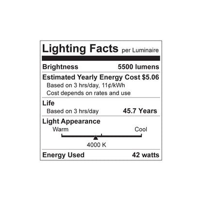 Luxrite LED 8' T8 Ballast Bypass Tube, R17D Base, 42W, 5400 Lumens, 4000K - Cool White, 82 CRI, Frosted White Finish (LR34135)