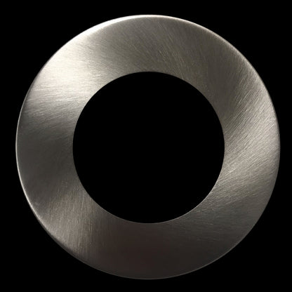 Luxrite 4" Universal Interchangeable Round Downlight Brushed Nickel Trim, Pack of 5  (LR24973)
