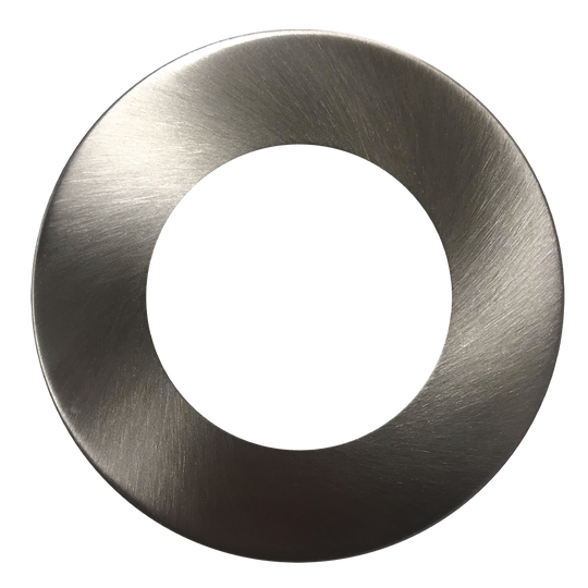 Luxrite 4" Universal Interchangeable Round Downlight Brushed Nickel Trim (LR24973)