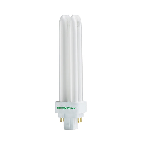 Bulbrite CF18D841/E 18 Watt Dimmable Compact Fluorescent T4 Quad Tube, 4-Pin G24Q-2 Base, Cool White